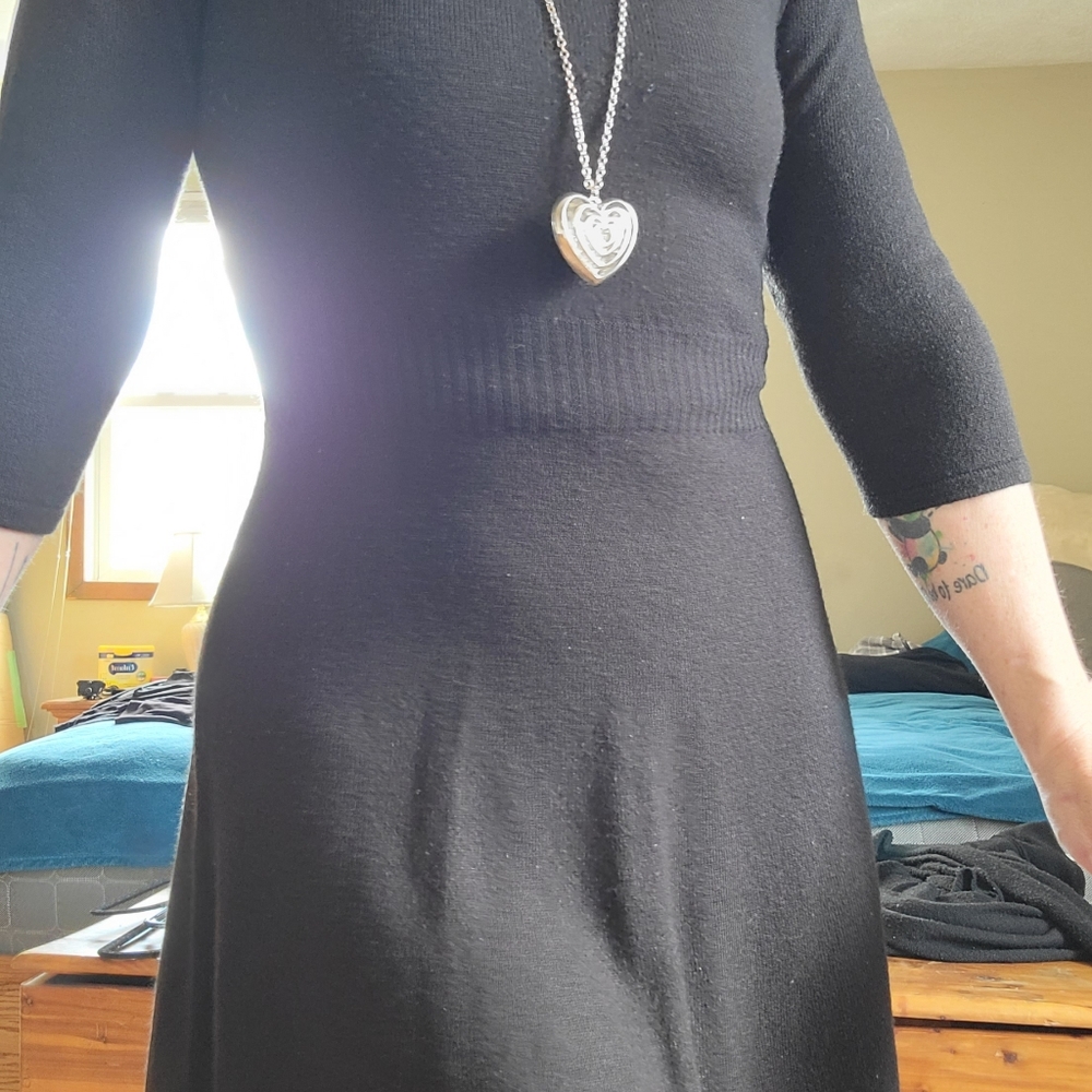 Black Jersey Dress